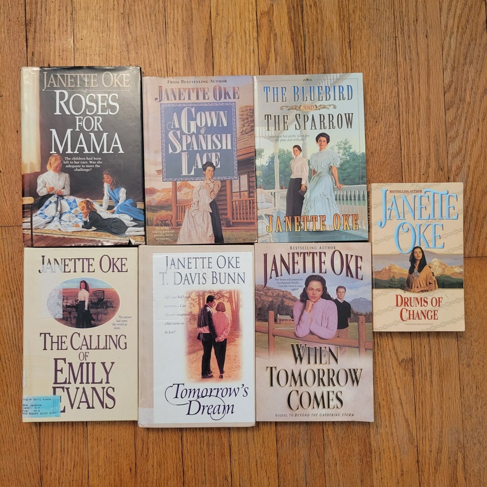 7 Janette Oke Christian Historical Fiction Books Love Romance 90s Faith Based